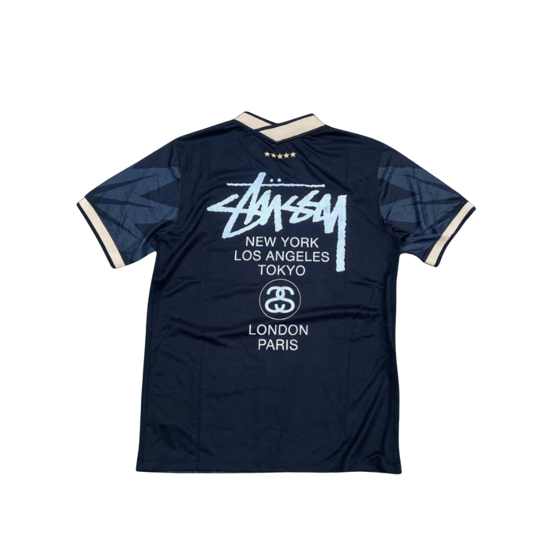 STÜSSY x “BRASIL” JERSEY - BLACK